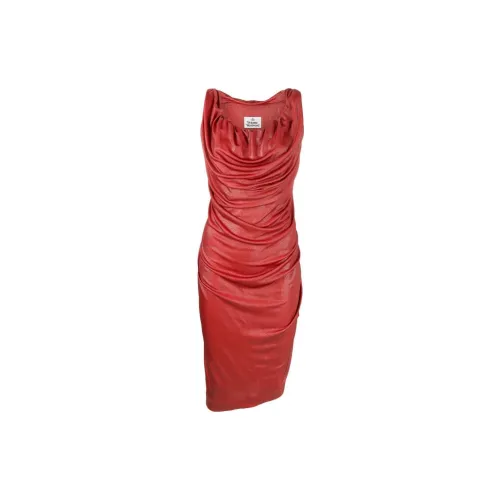 Vivienne Westwood Sleeveless Dresses Women's Red