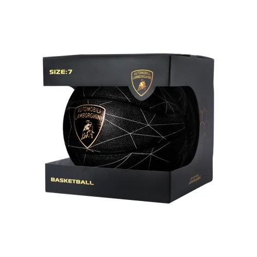 MESUCA x Automobili Lamborghini PU Basketball Black Gold Size 7 Ball Training Unisex