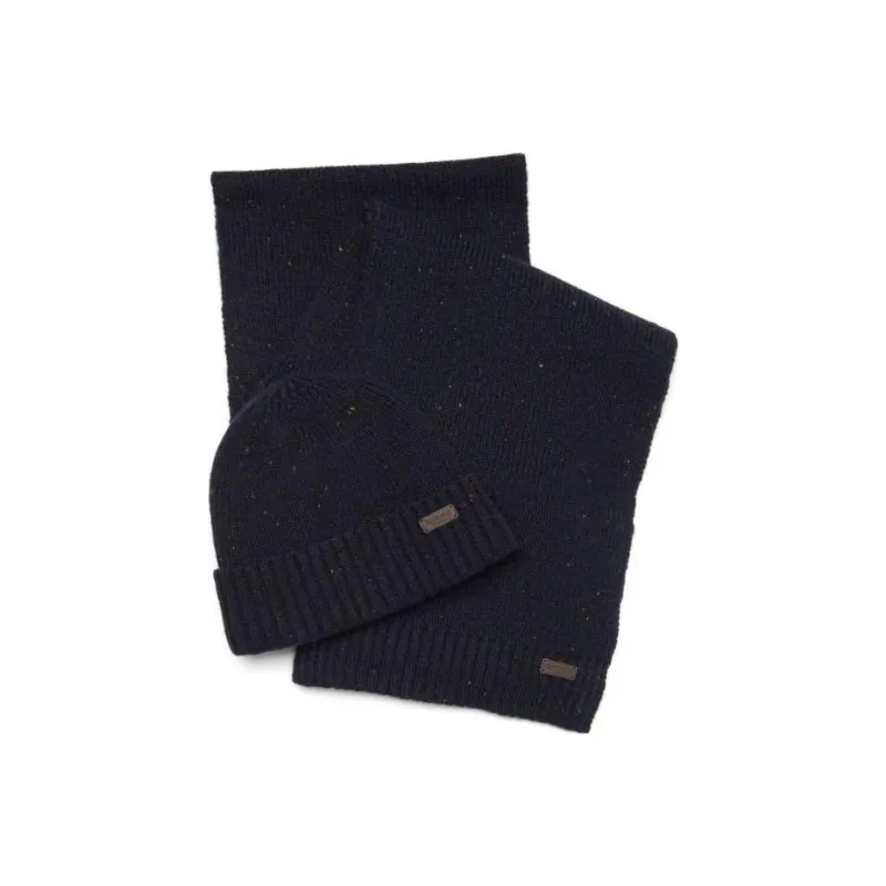 BARBOUR Knit Scarves Men Blue-1