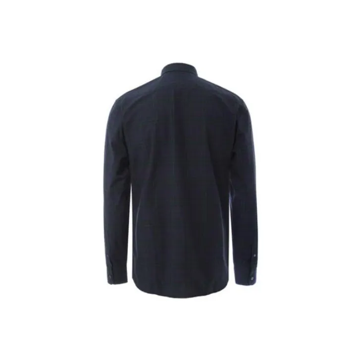 Burberry Shirts Men Ink Blue-1