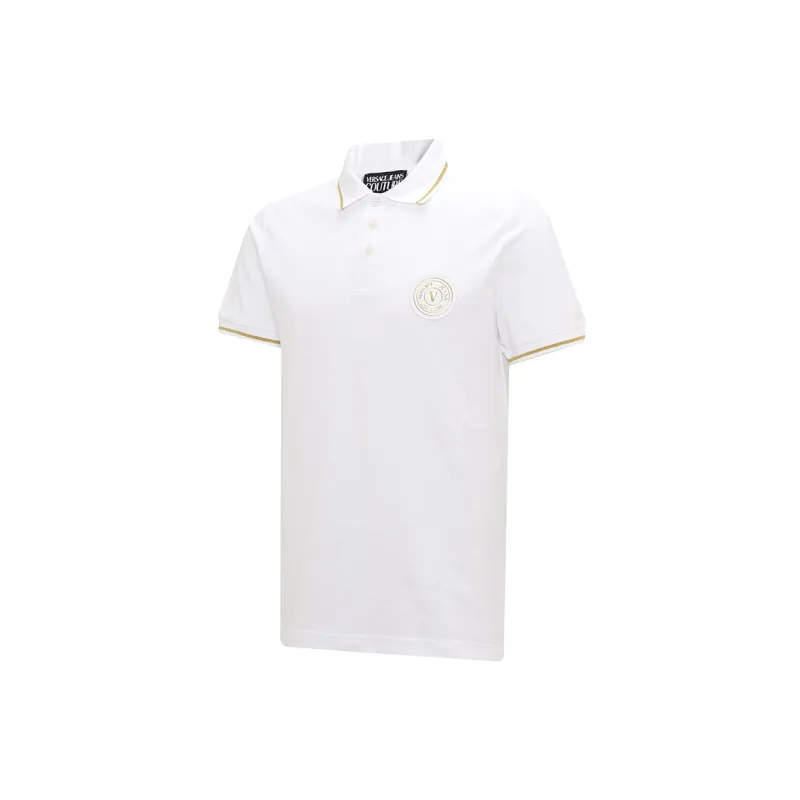 VERSACE JEANS COUTURE SS23 Polo Shirt Men's White-2
