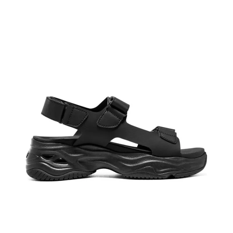 Skechers D'LITES Series Beach Sandals Women's Black-1