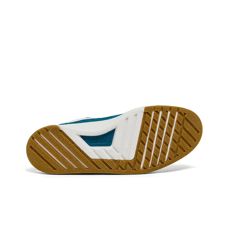 Clarks Qilu Stylish Skateboarding Shoes Men's Turquoise-4