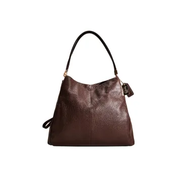 COACH Phoebe Leather Portable Crossbody Bag, Shoulder Bag Tubas Women's Coffee