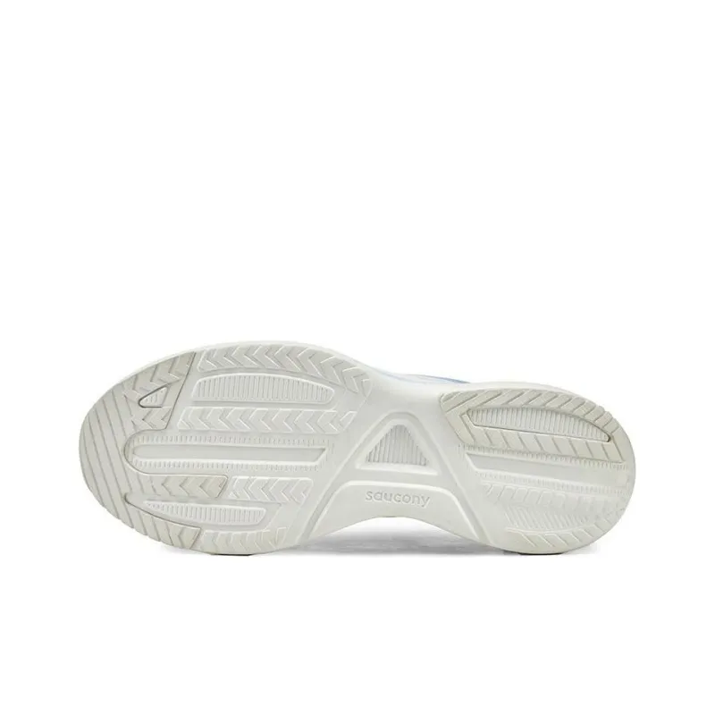 Saucony Humming 3 Cushioning Anti Slip And Wear Resistant Low Top Running Shoes Unisex White Blue-3