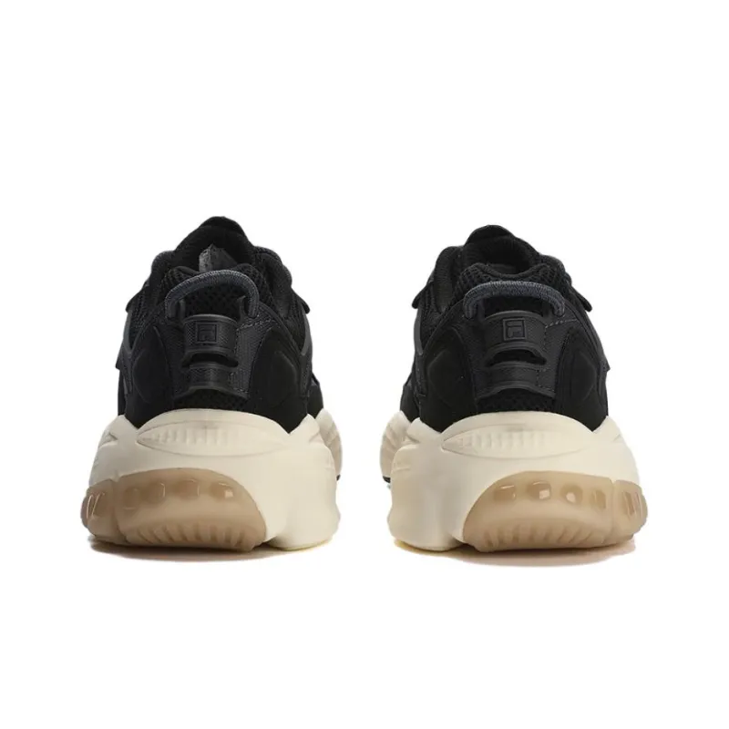 FILA LADDER Slip Resistant, Abrasion Resistant, Breathable, Supportive, Lightweight Low Top Casual Shoes Men's Black-3