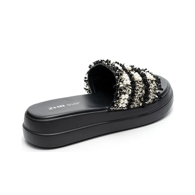 ZHR Slide Slippers Women's Black-3