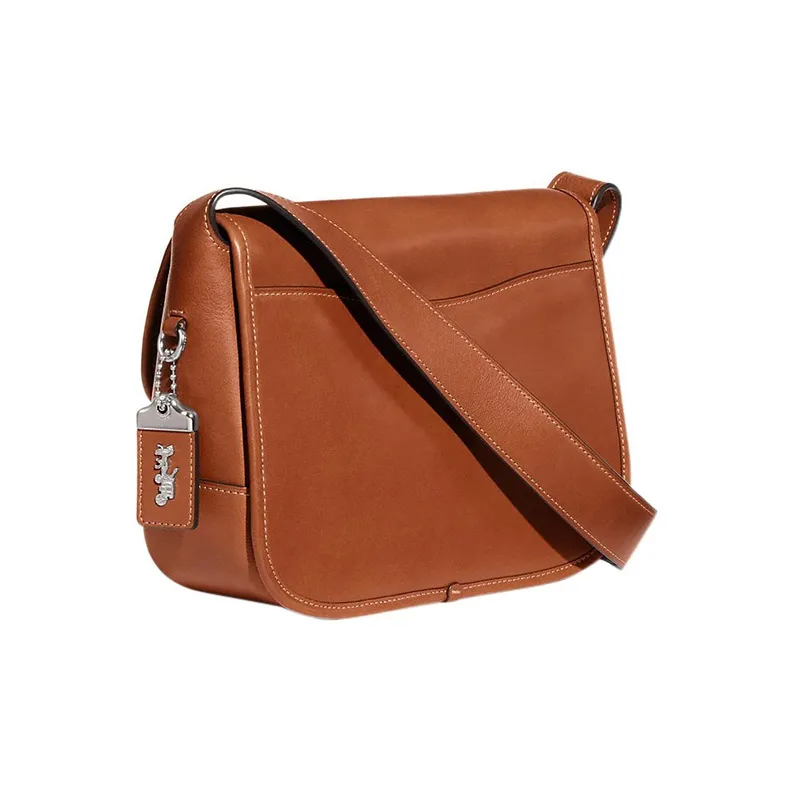 COACH Tabby Cow Leather Messenger Bag Shoulder Bag Crossbody Bag Medium Size Women's Brown-1