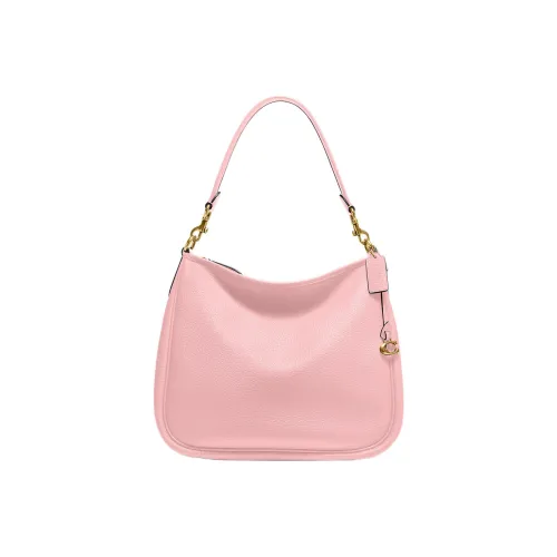 COACH Cary Pebbled Leather Handbag, Shoulder Bag Women's Pink
