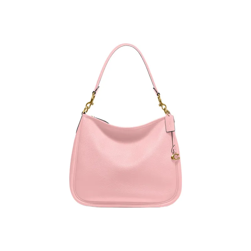 COACH Cary Pebbled Leather Handbag, Shoulder Bag Women's Pink-0