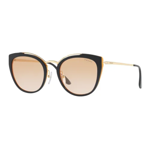 PRADA Sunglasses Women's Gold/Black