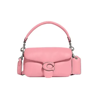 COACH Tabby Sheepskin Shoulder Bag, Crossbody Bag, Handbag Trumpets Women's Floral Pink
