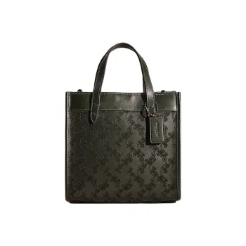 COACH Field Cow Leather With Suede Tote Bag, Shopping Bag, Handbag Small Size Women's Jasper
