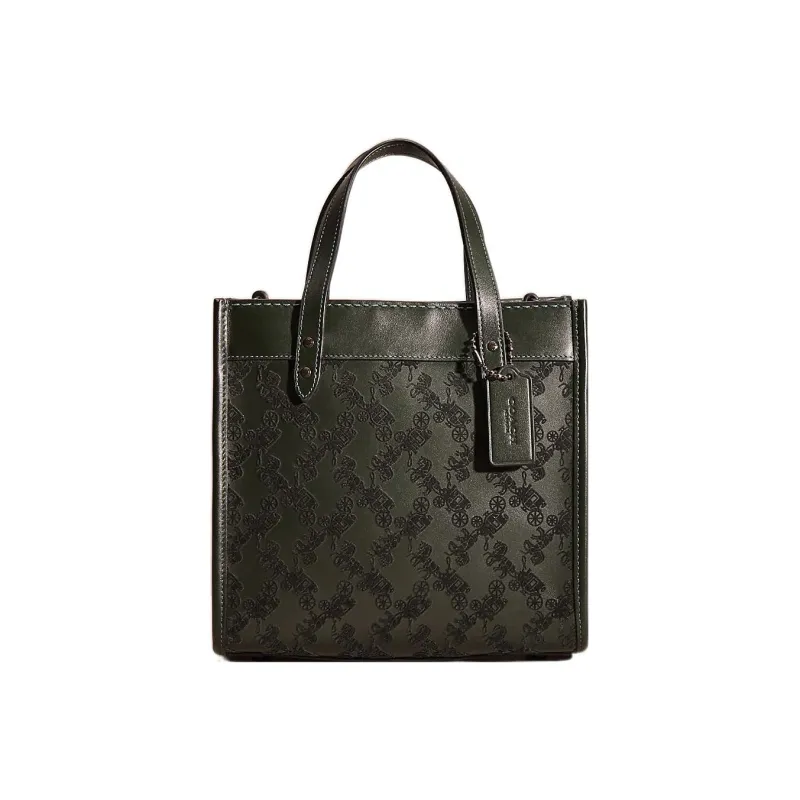 COACH Field Cow Leather With Suede Tote Bag, Shopping Bag, Handbag Small Size Women's Jasper-0