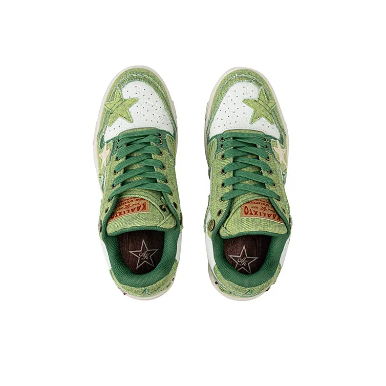 KAALIXTO Skateboarding Mid 'Green Jeans Avocado'-3