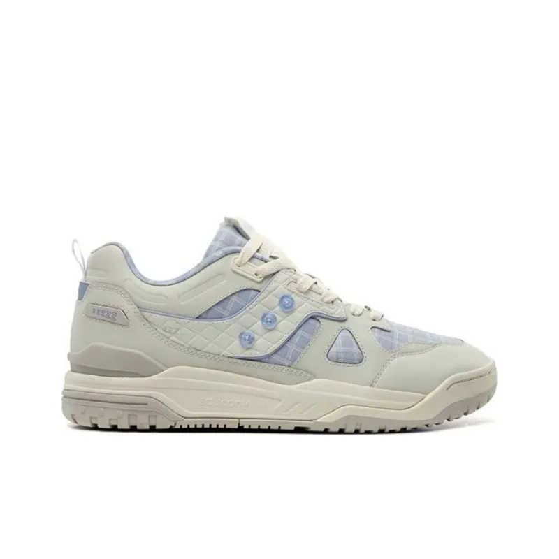 Saucony Cross 90 Cushioning Wear Resistant Low Top Skateboard Shoes Unisex Gray-1