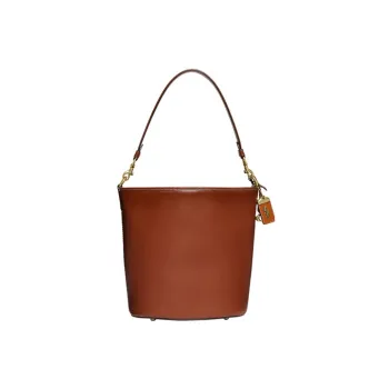 COACH Dakotah Leather Handbag, Shoulder Bag, Crossbody Bag Large Size Women's Brown