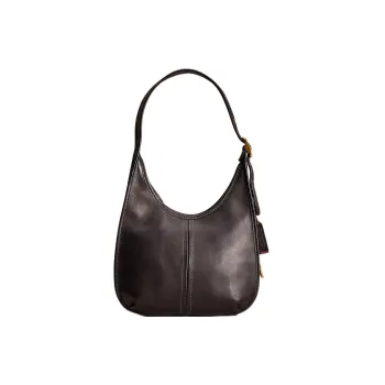 COACH Ergo Glove Tanning Shoulder Bag Handbag Shoulder Bag Medium Size Women's Black