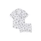 White Floral Print
