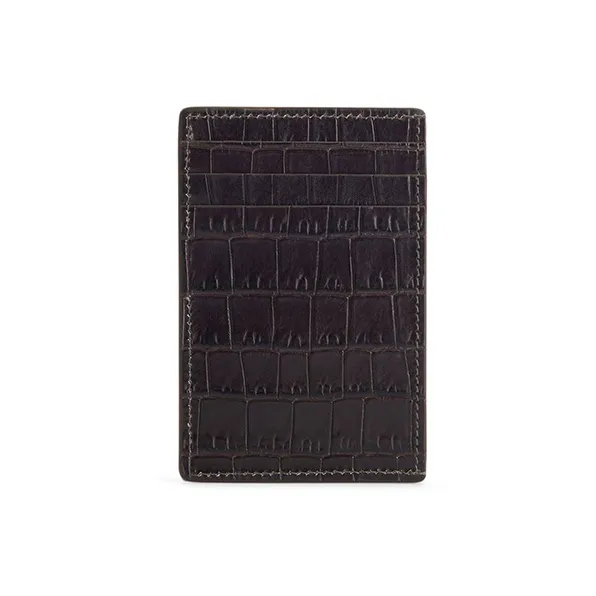 Giuseppe Zanotti Albert Crocodile-effect Card Holder-2