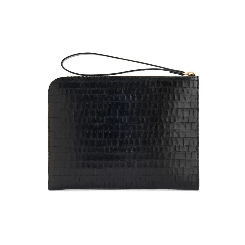 Giuseppe Zanotti/GZ Leather Clutch Men's Black-2
