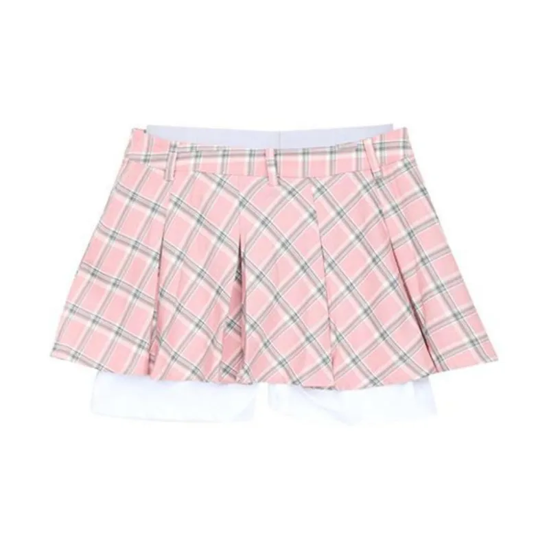 BOY BY BOY Casual Short Skirts Women's Pink-1