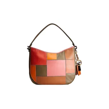 COACH Tabby Leather Hobo Bag Portable Crossbody Bag Shoulder Bag Women's Multicolor
