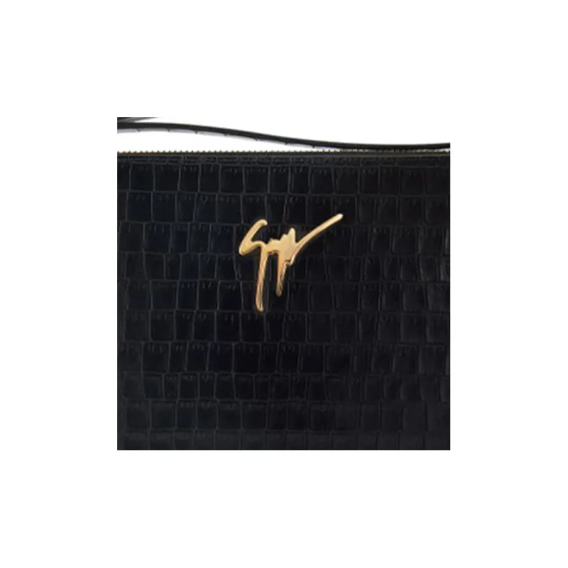 Giuseppe Zanotti/GZ Leather Clutch Men's Black-4
