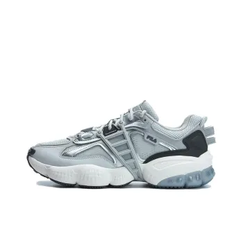 FILA LADDER Anti Slip Wear Resistant Low Top Casual Shoes Men's Silver Gray