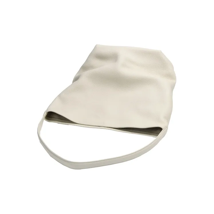 YOCAMU Genuine Leather Tote Bag Shopping Bag Bucket Bag Shoulder Bag Large Size Women's Black Khaki White-21