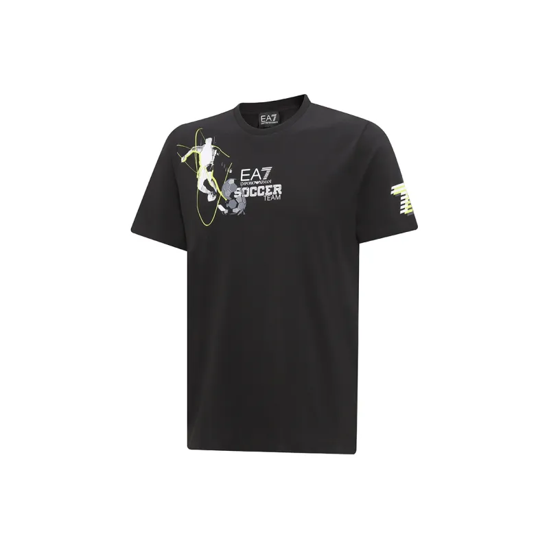 EMPORIO ARMANI Soccer Jerseys Men Black-2