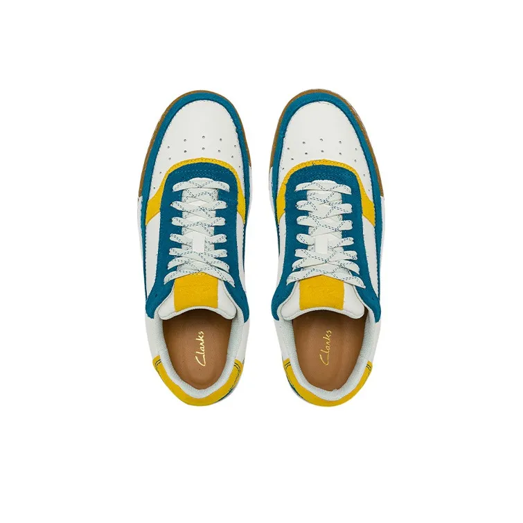 Clarks Qilu Stylish Skateboarding Shoes Men's Turquoise-2