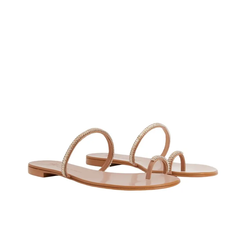 Giuseppe Zanotti Colorful Crystal Flip flops-2