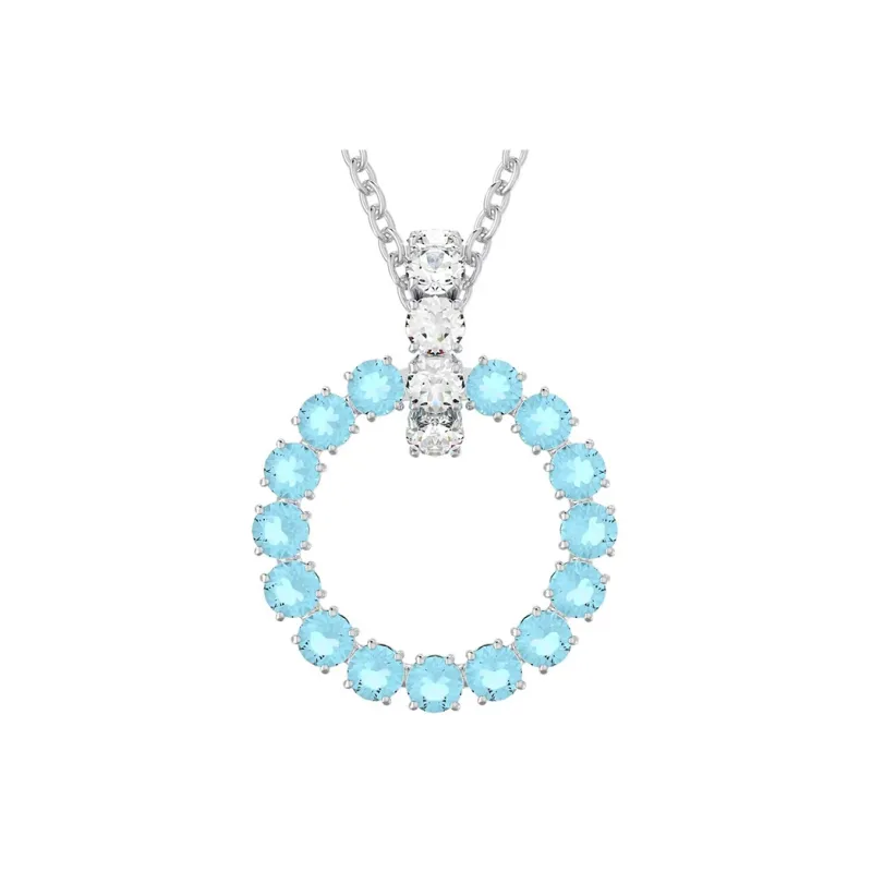 Swarovski Exalta Rhodium Plated Faux Crystal Necklaces Women's-1
