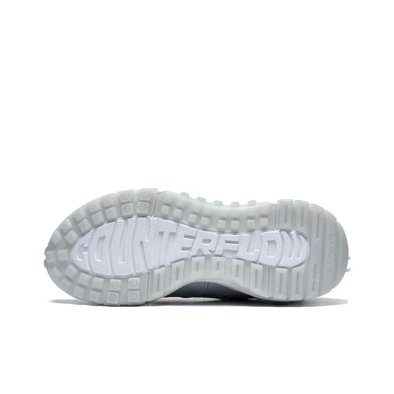 LiNing CF Star Track Anti Slip Wear Resistant Low Top Sports Casual Shoes Women's Dawn Gray-6