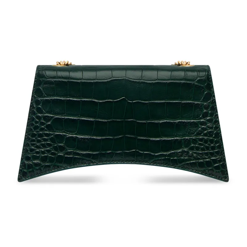 Balenciaga CRUSH Cow Leather Crossbody Bag, Shoulder Bag Mini Women's Green-2
