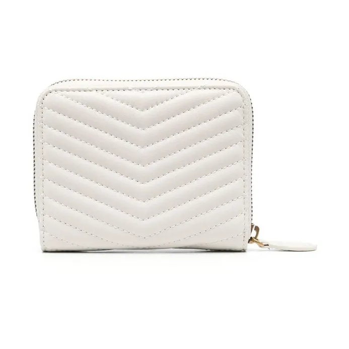 PINKO Leather Wallet Women's White-1