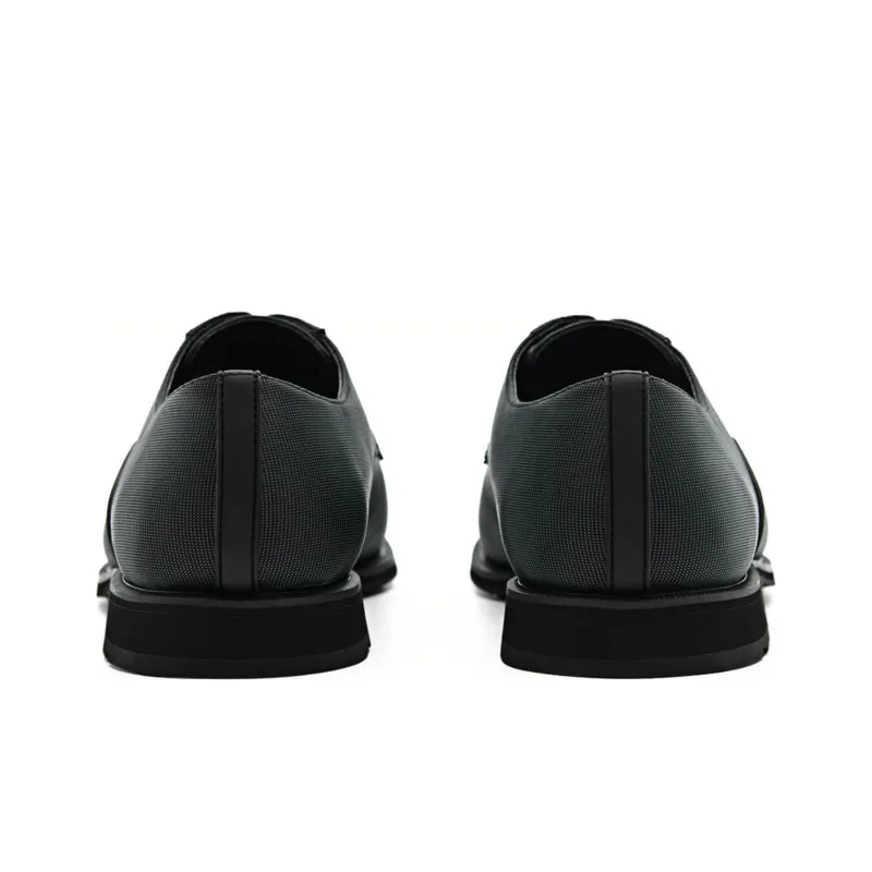 PEDRO Dress Shoes Men Low Top Black/Dark Blue-5