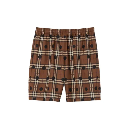 Burberry Casual Shorts Men Dark Huali Brown