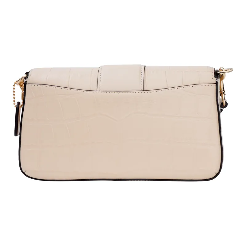 COACH Grace Crocodile Embossed Leather Handbag Shoulder Bag Crossbody Bag Mini Women's Ivory White-1