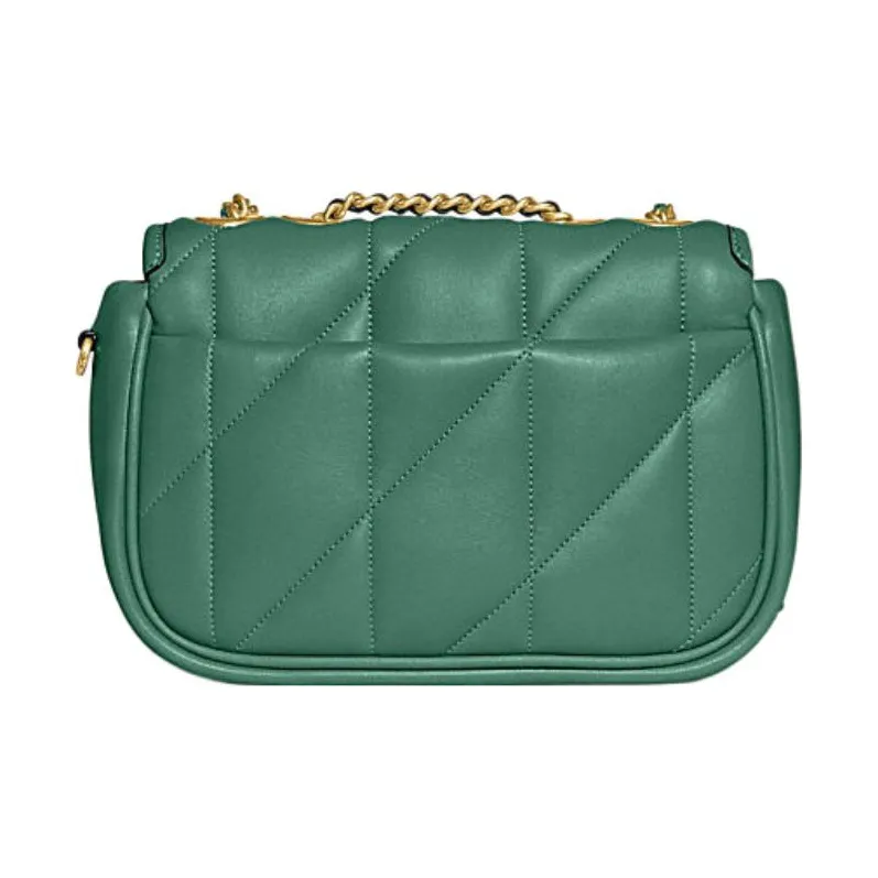 COACH Pillow Sheepskin Crossbody Bag Shoulder Bag Small Size Women's Green-1