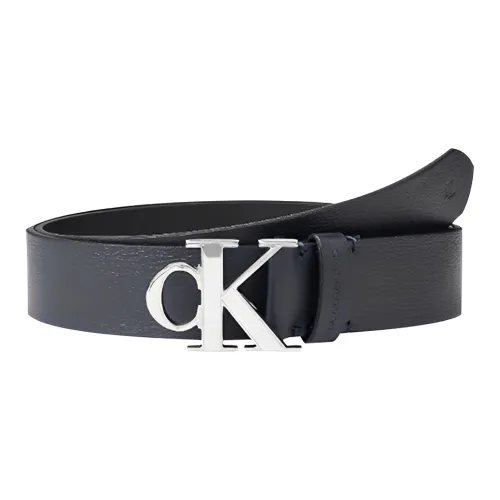 Calvin Klein Leather Belts Men Blue