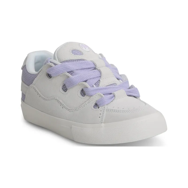 Ollieskate Puffy Shoes Low Top Skateboard Shoes Unisex Light Purple-2