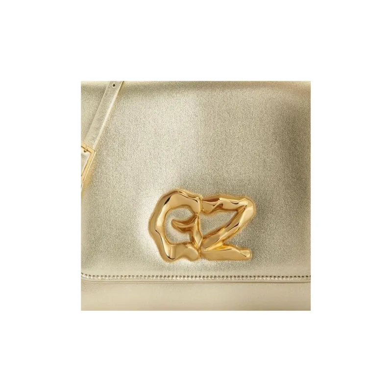 Giuseppe Zanotti/GZ Leather Crossbody Bag Shoulder Bag Women's Platinum-4