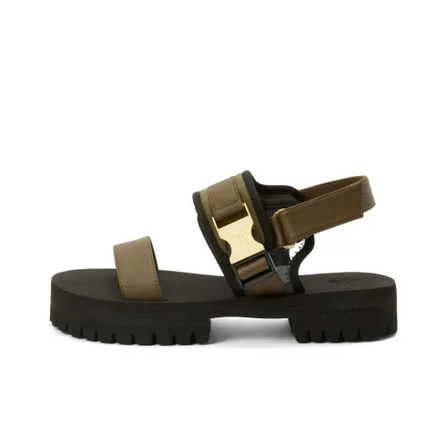 Giuseppe Zanotti Mederic Logo-buckle Leather Sandals