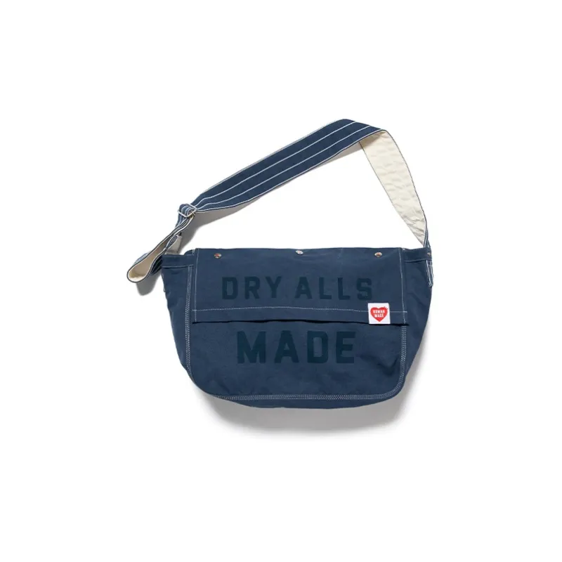 Chlo mini Marcie tote bag label | HUMAN MADE Mail bag label Navy 