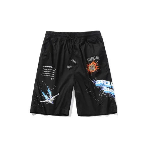 Guuka Casual Shorts Men Black