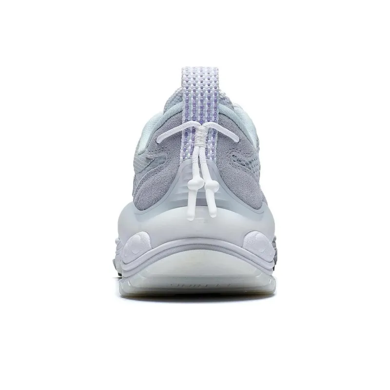 LiNing CF Star Track Anti Slip Wear Resistant Low Top Sports Casual Shoes Women's Dawn Gray-5