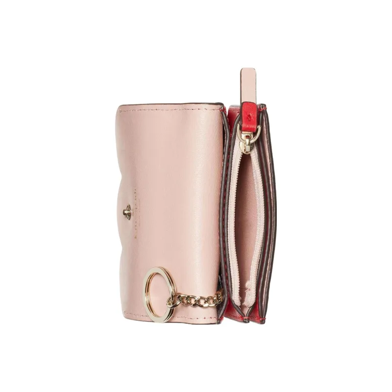 Kate Spade Leather Card Holder Regular Women's Cherry Color-2