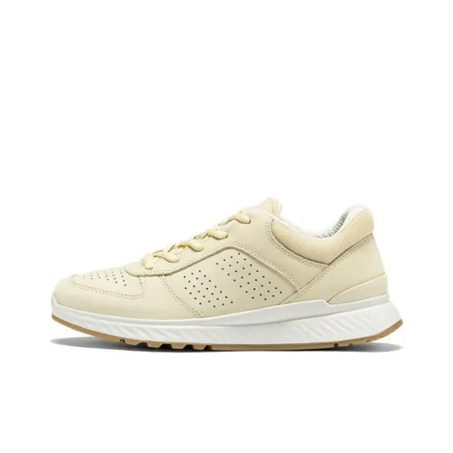 Ecco Lifestyle Shoes Women's Low-Top Rice Yellow